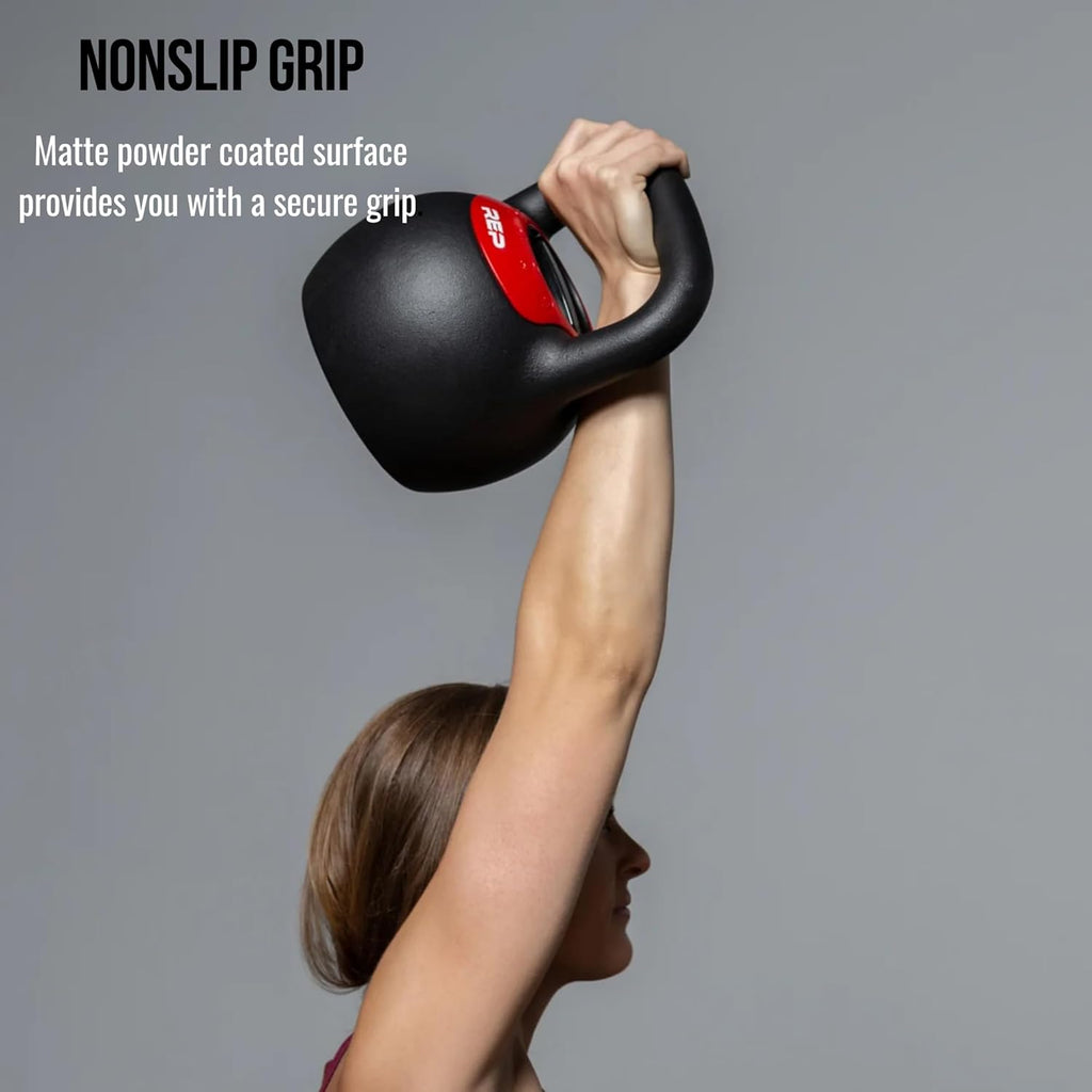Rep Fitness Adjustable Kettlebell - Versatile Weight Set for Home Gym | 20–40 lb (9–18 kg) Options