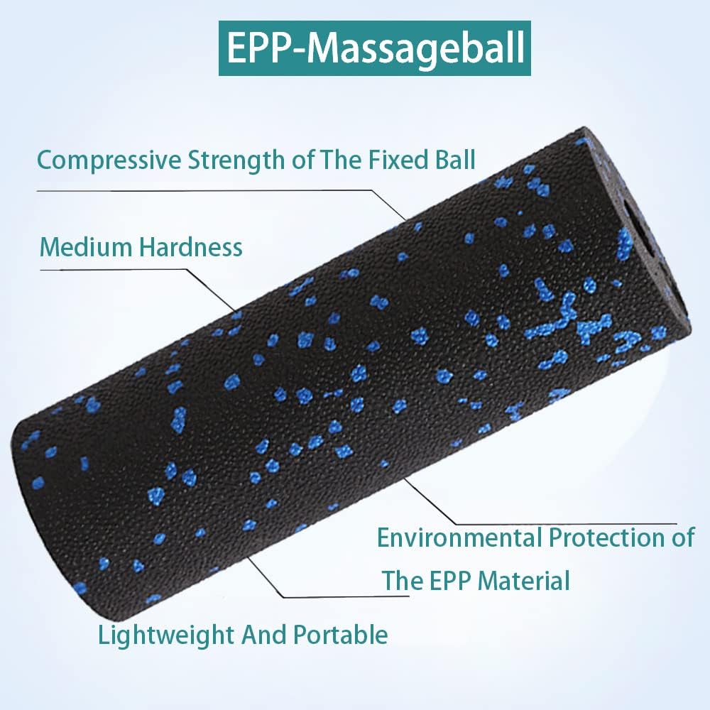 Skiennix Mini Foam Roller - Deep Tissue Massage for Muscle Relief & Myofascial Release | Peanut Ball Design