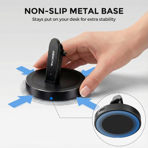 REIKIYA Charging Stand for Ray-Ban Meta Smart Glasses (Gen 1 & 2), Portable Charging Dock for Wayfarer, Headliner, Skyler with 3.3 ft USB-C Cable, Charger for Meta Glasses, RayBan Meta Accessories