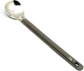 TOAKS Titanium Long Handle Spoon - Polished Bowl for Easy Serving | Lightweight & Durable Design