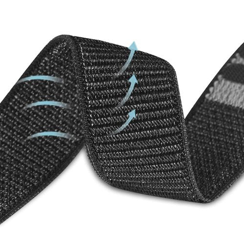 Watchband Compatible with Garmin vivosmart HR ONLY Replacement Bands - Woven Nylon Strap with Hook and Loop - Regular (10#)