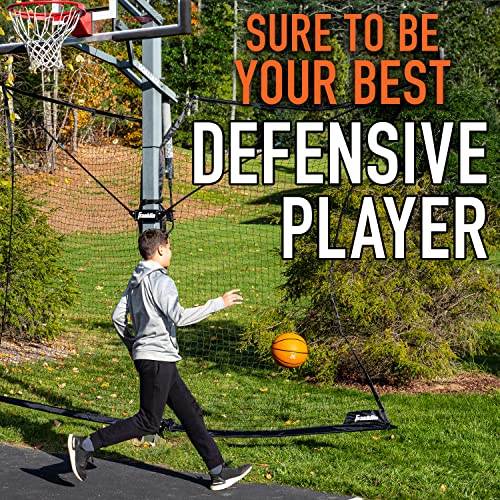 Franklin Sports 10' x 8' Basketball Pass Back Rebounder - Black