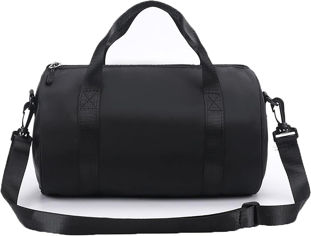 Skiennix Mini Gym Bag - Stylish Small Duffle Tote for Yoga, Swimming & Dance | Black