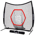 Pro 7ft x 7ft Baseball & Softball Hitting Net - Black, Drip or PRO, Practice & Pitching