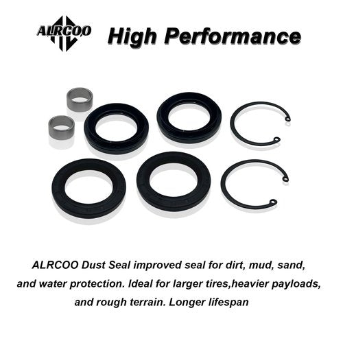 ALRCOO Front Wheel Bearings & Seals Kit fit for Honda Foreman 400 TRX400FW Foreman 450 TRX450 S/ES/FE/FM Foreman 500 Rubicon 500 TRX500 Rincon 650 TRX650 Rincon 680 TRX680 1995-2014