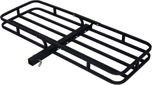Hitch Mount Cargo Carrier - Rear Luggage Basket Rack for SUV, Truck & Car | Fits 2" Receiver