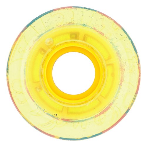 Ricta 54mm Clear Splatter Clouds Camo Yellow 78a Skateboard Wheels