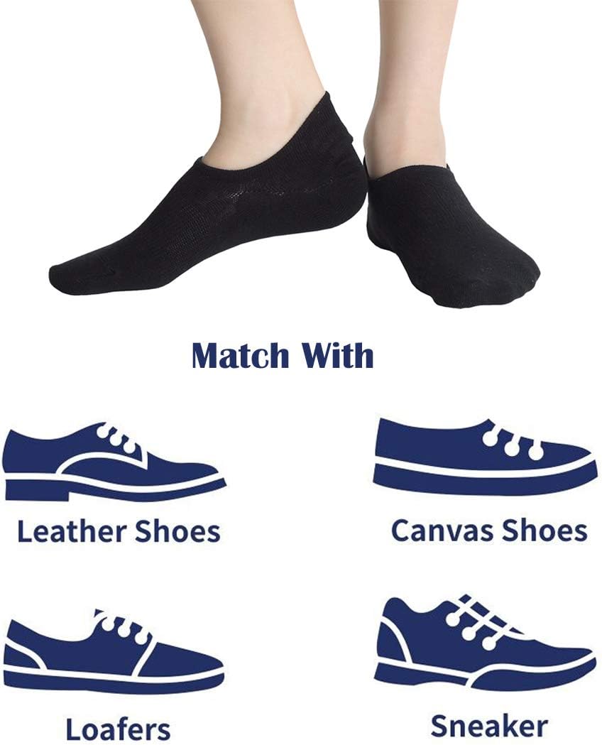 Skiennix No Show Socks for Women - Low Ankle Athletic Footies with Anti-Slip Design | 6/8 Pairs