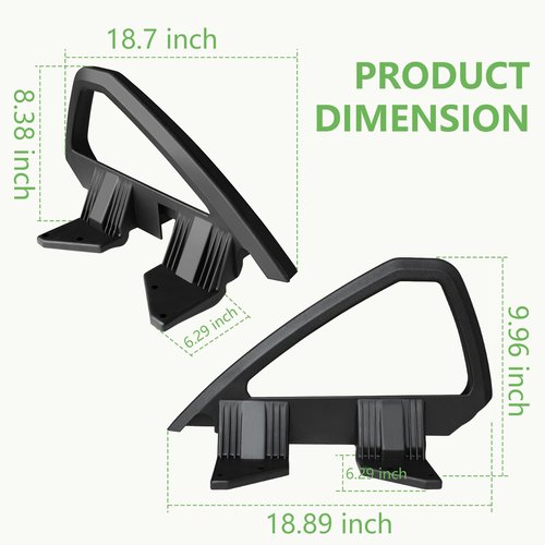 HEOHOU Golf Cart Arm Rest Hip Restraint for Club Car DS 2000-up Gas & Electric, Driver and Passenger Side, OEM# 103246701 101987602 103246801 101985502, 1 Pair
