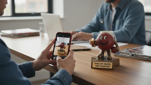 Lil Buddy Trophy Award - Fun Resin Character on Star Base | Free Custom Engraving for Kids' Sports Teams