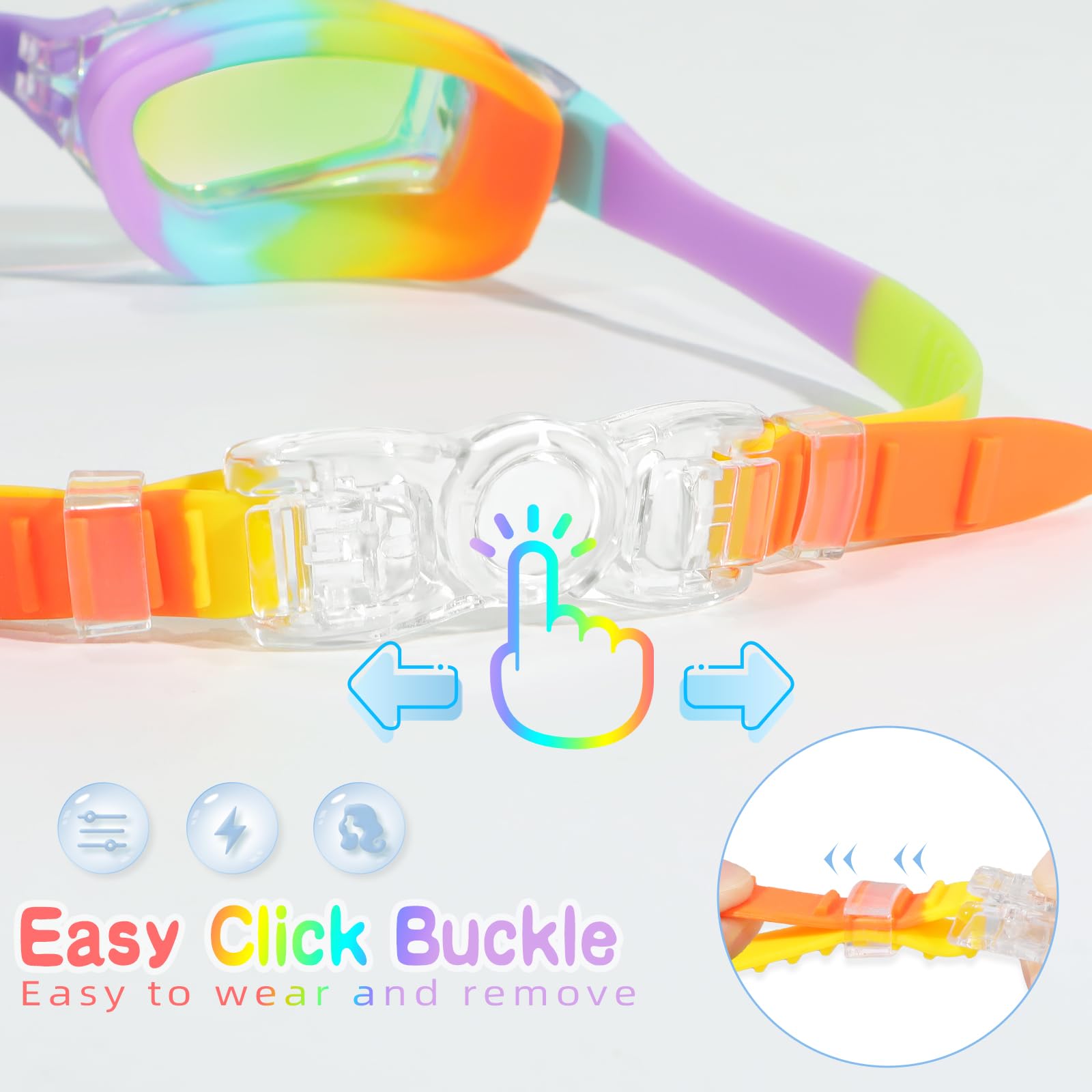 Freela 2 Pack Swim Goggles for Kids 6-14 5-7 4-7 3-6 3-5 Anti Fog UV Protection Soft Silicone Toddler Boys Girls Clidren Goggles Waterproof No Leaking Clear Swimming Goggles Beach Water Pool Goggles