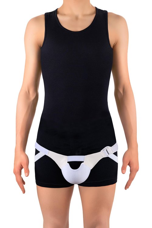 FlexaMed Suspensory Scrotal Support with Leg Straps - Large