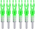 Skiennix Lighted Nocks for Arrows - Bowstring Activation | 6 Pack Compatible with .166/G, .204/X, .233/H, .244/S, .246/GT