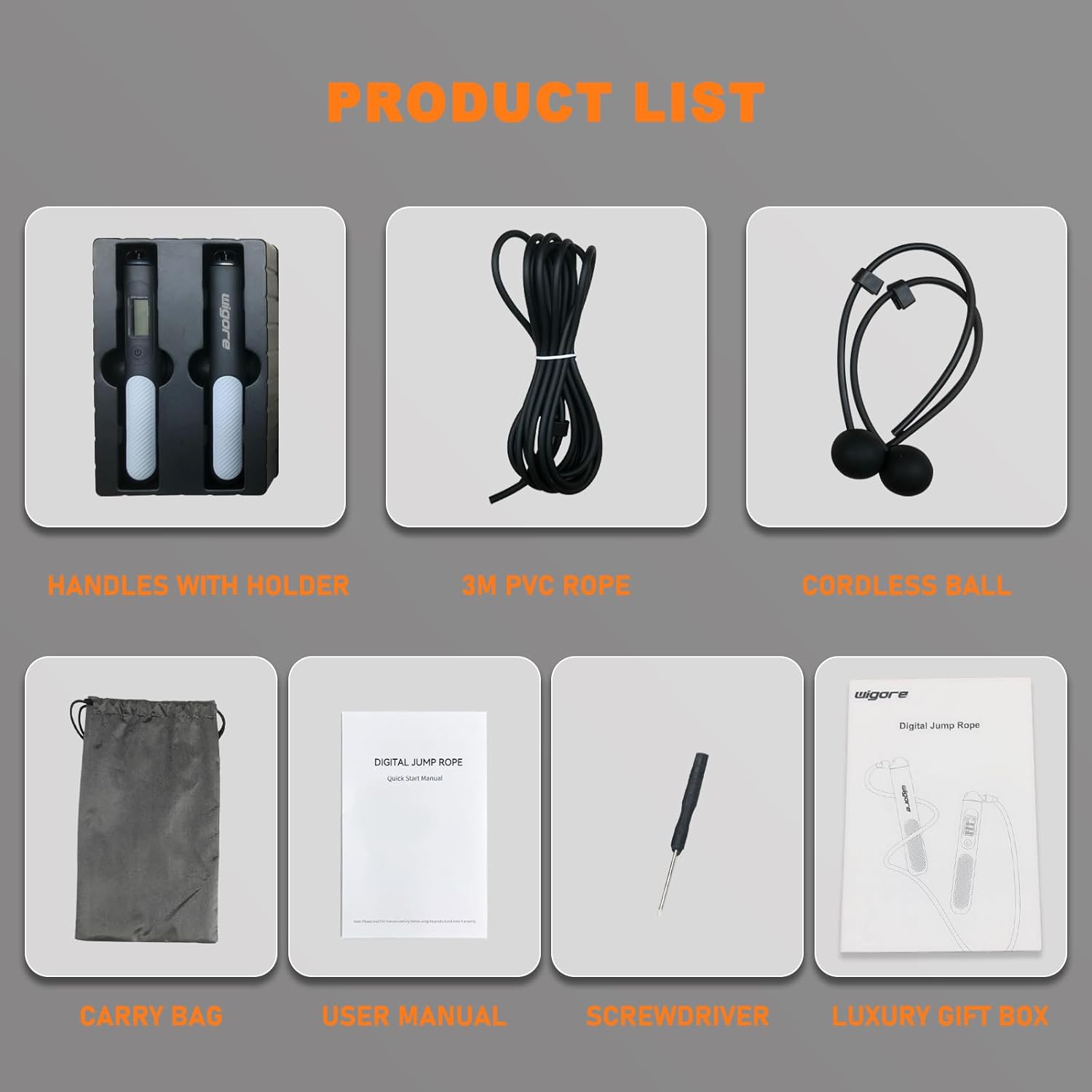 Skiennix Ropeless Jump Rope - Weighted with Counter for Indoor/Outdoor Fitness - Perfect for All Ages