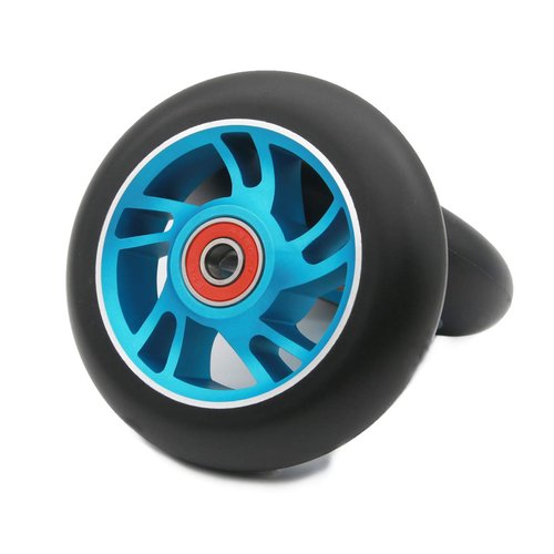 Z-FIRST 2Pcs 100 mm Pro Stunt Scooter Wheels with ABEC 9 Bearings for MGP/Razor/Lucky/Envy/Vokul Pro Scooters Replacement Wheels (Blue)