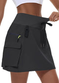 MIVEI Skorts for Women - High Waisted Quick Dry Hiking Cargo Skorts with Zipper Pockets