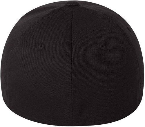 Flexfit 6277 Wooly Combed Twill Cap - Stylish Black Design for Ultimate Comfort and Fit