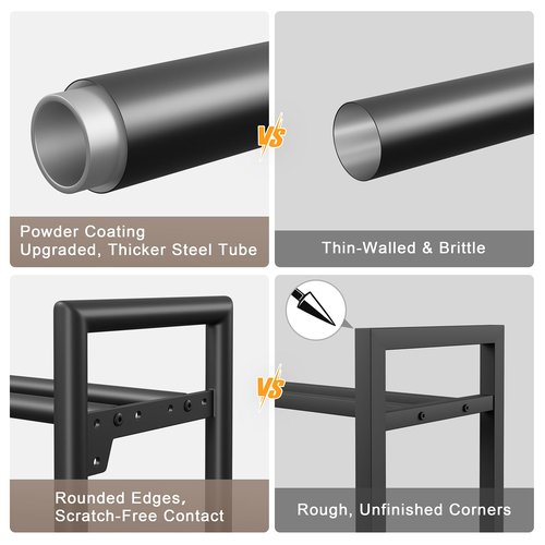Dumbbell Rack Stand Only, 400LBS Capacity Weight Rack for Home Gym Storage, Adjustable Weight Storage Racks, Heavy-Duty Kettlebell Rack