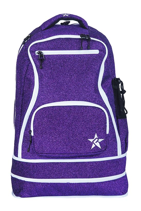 Rebel Dream Bag in Amethyst with White Zipper
