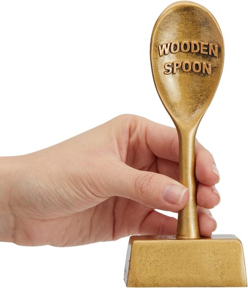 Juvale Cook Off Trophy - Mini Bronze Resin Spoon Award for Bake-Off & Chili Competitions | 2.5 x 6.2 x 1 in