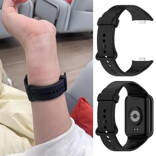Z.DuDuZAZA Bands for Xiaomi Smart Band 9 Pro/ 8 Pro Straps for Women Men, 3 Pack Soft Silicone Strap Replacement Wristbands Compatible with Xiaomi Smart Band 8Pro/9Pro (black+green+blue)