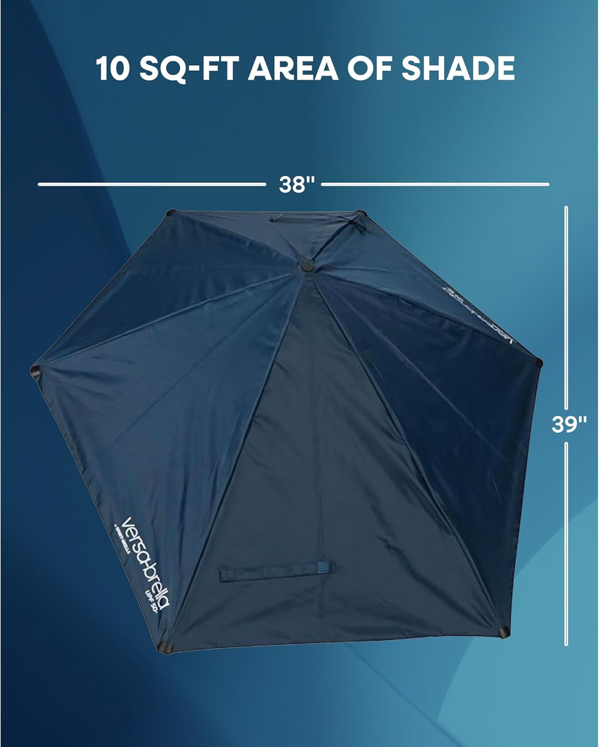 Sport-Brella Versa-Brella SPF 50+ Adjustable Umbrella - Universal Clamp for Ultimate Sun Protection
