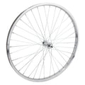 WheelMaster Front Bicycle Wheel 26 x 1.75/2.125 (ISO 559) 36H, Steel, Bolt On, Silver, 3/8"