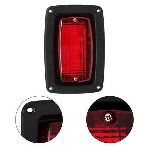 WFLNHB 2 x Tail Light 3 Wire Rear Taillights Pair Replacement for Club Car DS Golf Cart 1982-Up