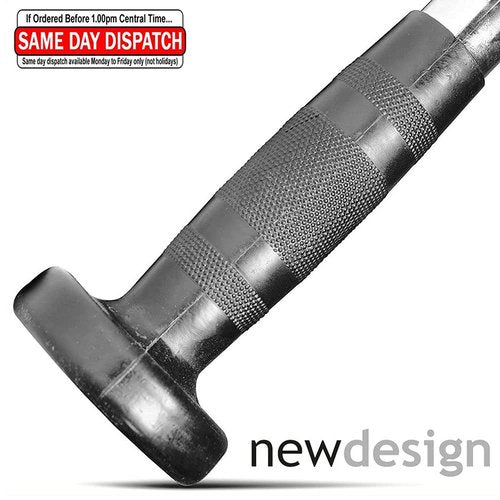FITNESS MANIAC Home Gym Weightlifting Machine Attachments Tricep Press Push Down Bar V Handle Close Grip Cable V bar Rubber Handgrips