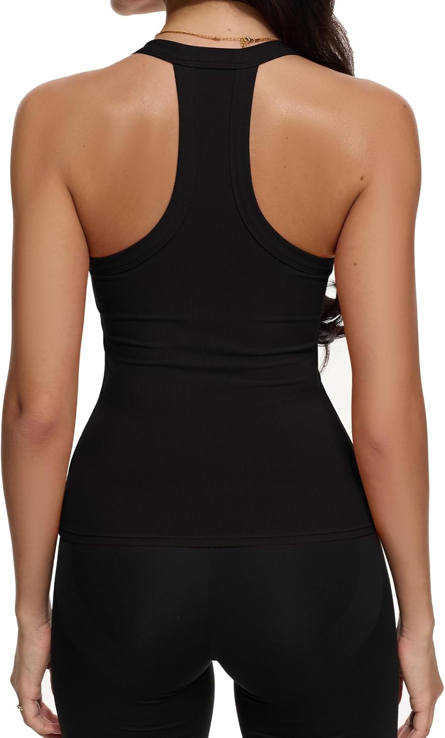 Reoria Women's V Neck Racerback Tank Top - Soft, Breathable Fabric | Perfect for Everyday Wear