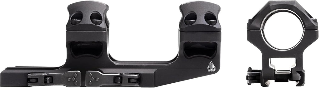 UTG ACCU-SYNC QR 1" Medium Pro 34mm Offset Scope Mount - Durable Black Finish