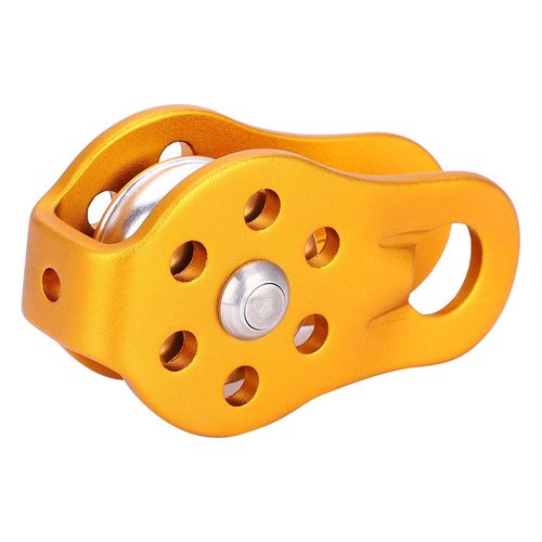 Safety Equipment Aluminium Single Swivel Rope Pulley, Pulley Wheel Single Swivel Pulley, Transporting Hauling for Climbing