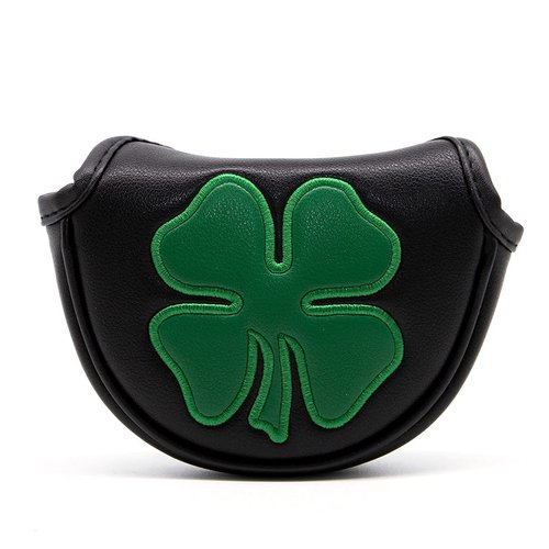 barudan golf Putter Cover Half Mallet Putter Headcover Magnetic Club Protector (Black)
