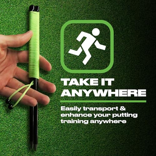 Putting String Line Golf Alignment Aid for Indoor & Outdoor Practice - Stroke Control