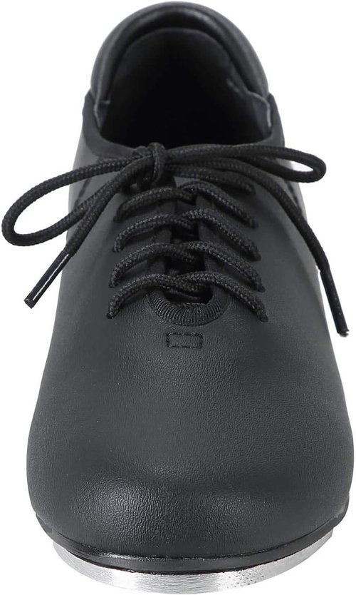 Linodes PU Leather Tap Dance Shoes - Stylish Lace-Up Design for Men & Women | Comfortable Fit