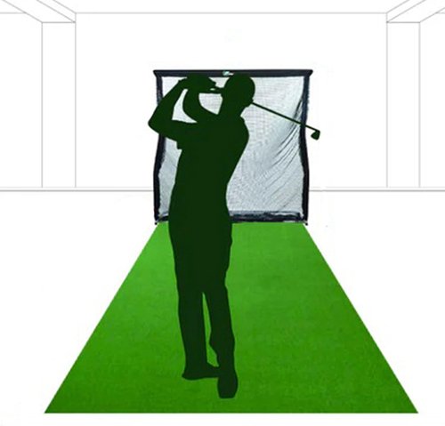 10FT x 10FT Strong Durable Heavy Duty Frequent Use Sports Barrier Net with Around Finished Seam Hitting Practice Nylon Netting High Impact Indoor Outdoor for Golf Baseball Hockey Soccer