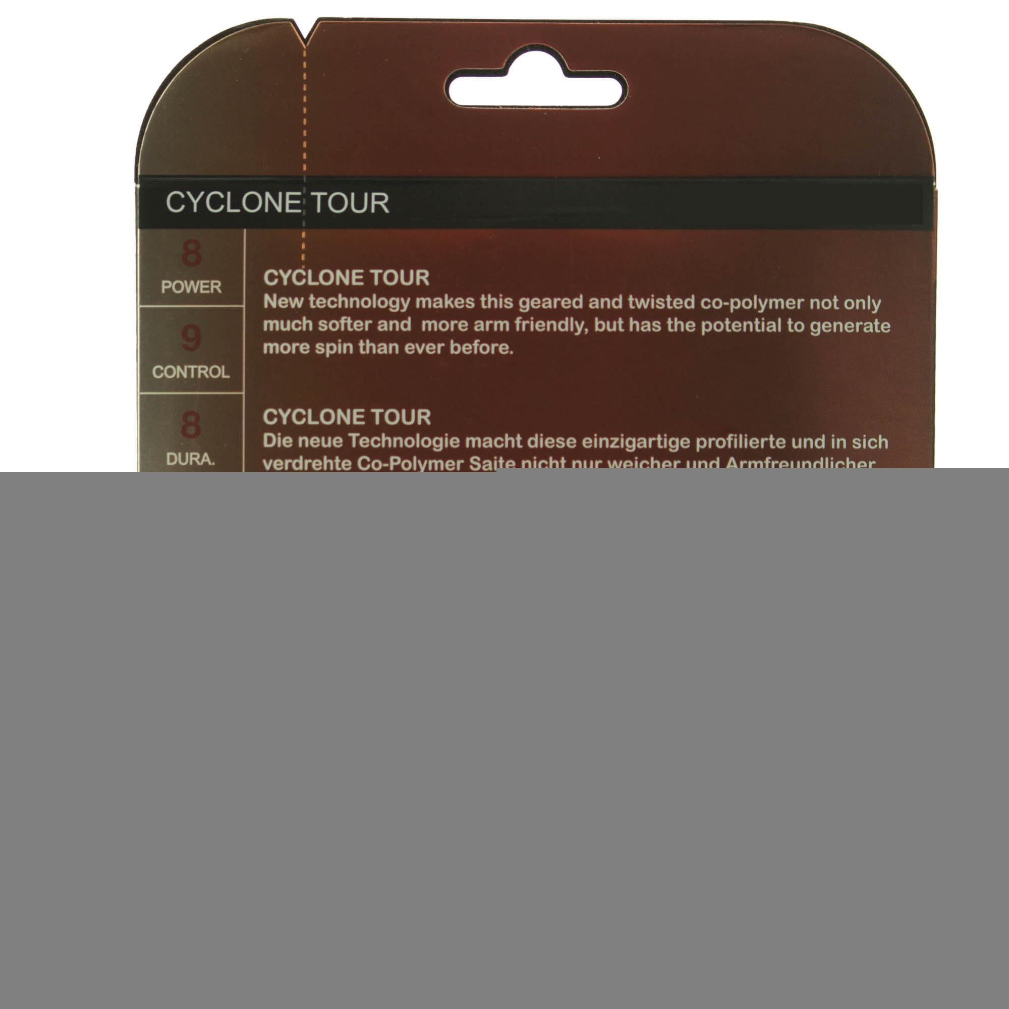 VOLKL Cyclone Tour | Tennis Racquet String | Spin & Control | Ten-Sided co-Polymer