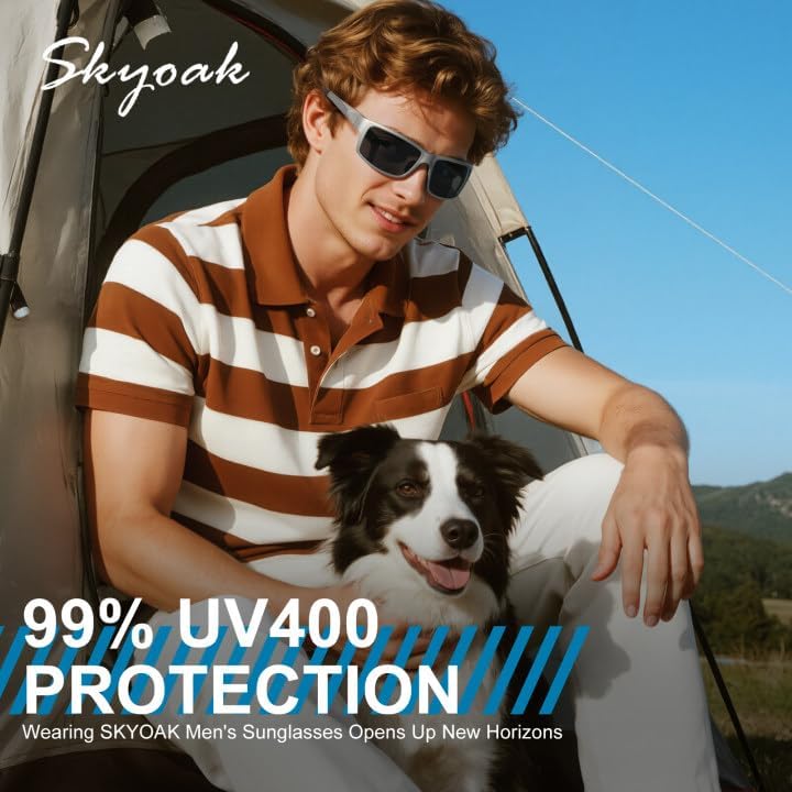 Skiennix Unbreakable Polarized Sports Sunglasses - Scratch & Seawater-Proof Lens, Aluminum Frame
