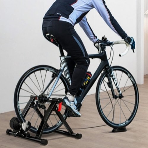 AlveyTech Front Wheel Riser Block for Indoor Bike Trainer - Wheel Stand for Stationary Bicycle, Tire Support Holder for Cycling Exercise, Cycle Training, and Indoor Riding, Stabilizer Accessories