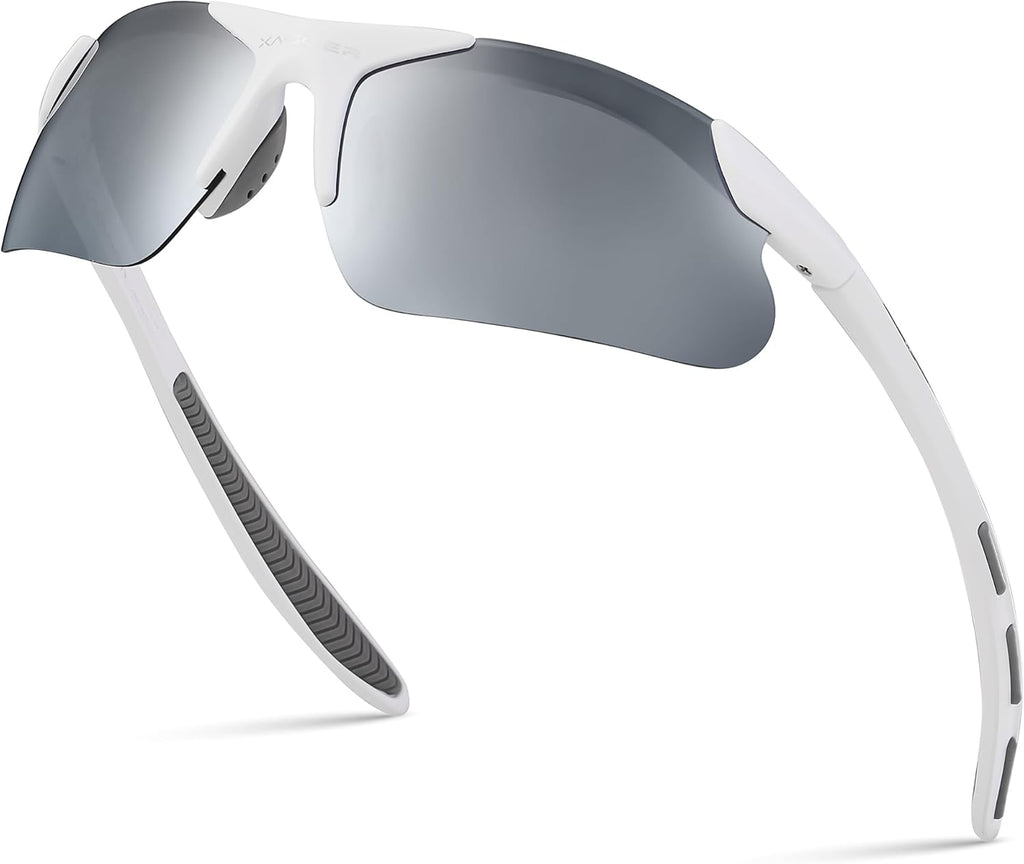 Xagger Kids Polarized Sports Sunglasses - Durable TR90 Frame for Boys & Girls | Ideal for Baseball & Softball