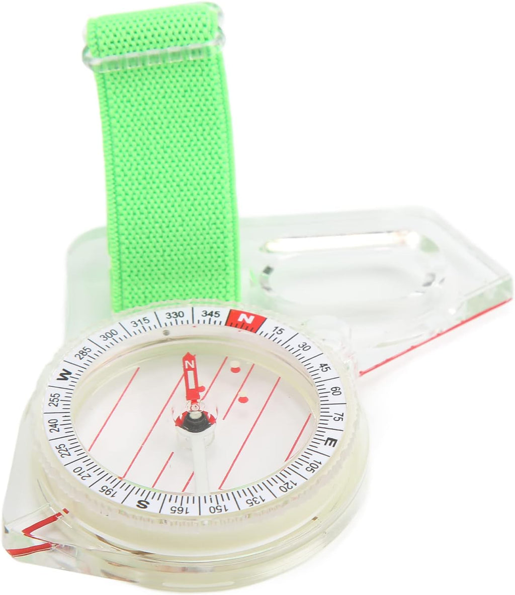 Orienteering Compass - Portable ABS Thumb Compass with Luminous Point for Outdoor Navigation