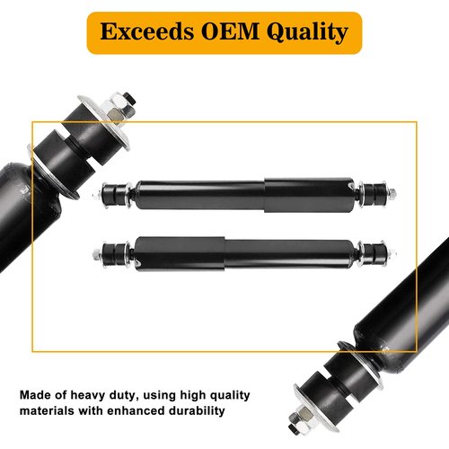 EZGO TXT Shocks 1994-Up Gas and Electric EZGO TXT Front or Rear Shock Absorbers EZGO TXT Medalist Golf Carts Replaces OEM #70248-G01, 76418-G01, 70324-G01,Nivel Part #5006