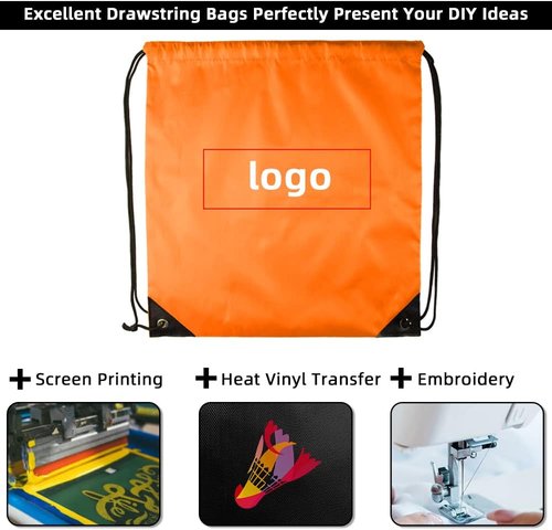 GoodtoU Drawstring Backpack - 30 Pack Sport Bags in 10 Vibrant Colors for Gym & Travel