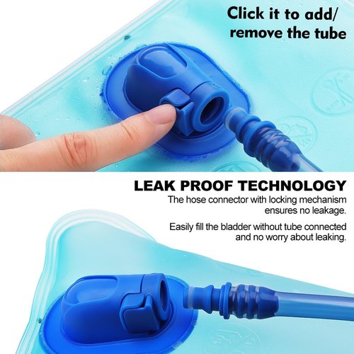 Hydration Bladder - BPA-Free Leak Proof Water Reservoir | 1.5-3L Size for Hiking & Camping