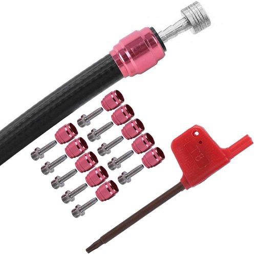 Fayelume Brake Bleed Kit, Bicycle Tool Kit, Olive Set Quick Connect, Bleed for Brake Quick install Oil Tube