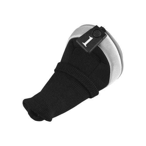 Andux Golf Club Wood Head Covers 460CC Driver Covers Long Neck Grey