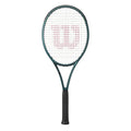 Wilson Blade 100 V9 Strung Performance Tennis Racket - Grip Size 3 - 4 3/8", Strung with Sensation 16 Natural at Mid Range Tension