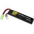 Crazepony 11.1V Airsoft Battery Rechargeable 3S LiPo 2000mAh 30C Hobby Battery with Mini Tamiya & JST XH Connector for Airsoft Model Rifle RC Car Drone