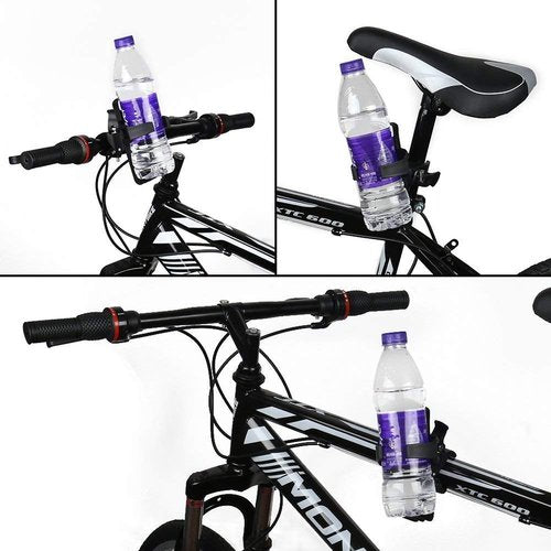 Accmor Bike Bell and Bike Water Bottle Holder Set, Bicycle Bell Bike Cup Holder, Cycling Accessories for Kids Adults