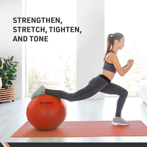 Body Sport Exercise Ball - Stability & Balance Training with Pump | Ideal for Home & Gym Use